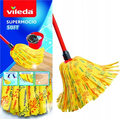 Zdjęcie produktu dla Vileda SuperMocio Soft, Czerwony, Żółty