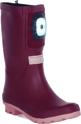 Produktbild von Regatta Fairweather Shine Kinder-Gummistiefel mit Taschenlampen 32