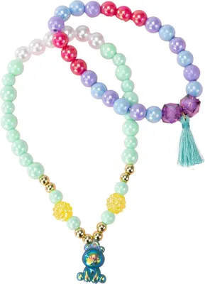 Image de Kit de création de bijoux : 600 perles, breloques et ruban