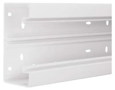 Produktbild von Hager Brüstungsk.-Unterteil BR6517019016 frontrast. PVC OT80mm verkehrsweiß