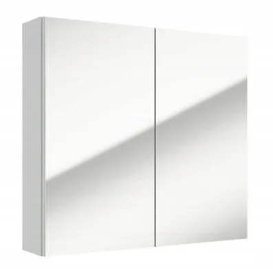 Produktbild von Hängender Badezimmerschrank mit Spiegel, weiß, 65x60x13 cm, Salsa