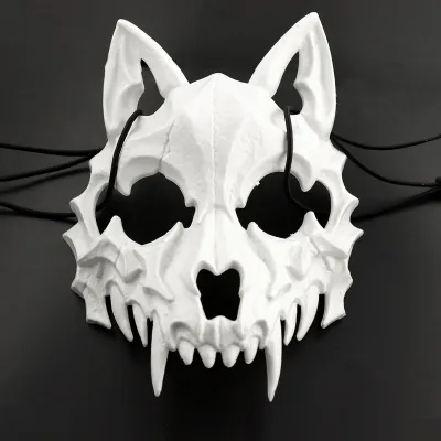 Halloween Tier-Skelett-Maske, Werwolf-Maske, Wolf-Maske, Cosplay