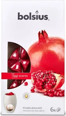 Produktbild von Bolsius Wax Melts Granatapfel 6er