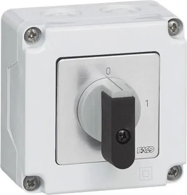 Produktbild von BACO NB02AGQ Lasttrennschalter 16 A 1 x 90 ° Grau, Schwarz 1 St.