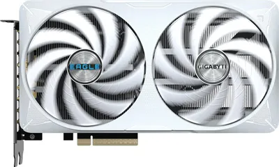 Produktbild von GIGABYTE GeForce RTX 5060 EAGLE OC ICE 8G Grafikkarte - 8GB GDDR7, 128bit, PCI-E 5.0, 2550 MHz Kerntakt, 3 x DisplayPort, 1 x HDMI, GV-N5060EAGLEOC ICE-8GD