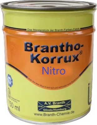 Produktbild von Brantho Korrux nitrofest 5 Liter 7011 Dunkelgrau