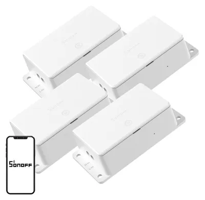 Productafbeelding van SONOFF Basic R5 Gen5 WLAN-Matter-schakelaar (10A), 4-delige set