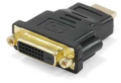 Produktbild von Equip HDMI auf DVI-D Adapter, Bidirectional, DVI (24+1), HDMI A, Schwarz