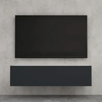 Produktbild von doporro TV Lowboard hängend Fernsehschrank Wohnzimmer | TV-Schrank hängend Fernsehtisch Hängeschrank 120cm Fernsehschrank02