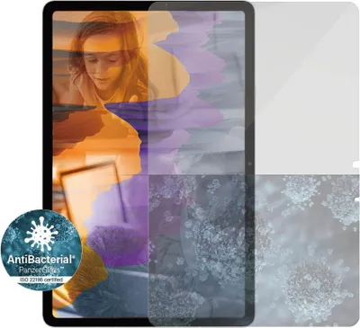 Zdjęcie produktu dla PanzerGlass ® Samsung Galaxy Tab S7 | S8 | Screen Protector Glass, Samsung, Samsung - Galaxy Tab S7, Samsung - Galaxy Tab S8, Aplikacja na sucho, Odporny na zadrapania, Odporny na wstrząsy, Przeciwbakteryjny, Przezroczysty, 1 szt.