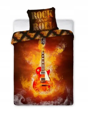 Zdjęcie produktu dla Pościel bawełniana Guitar 160x200 cm