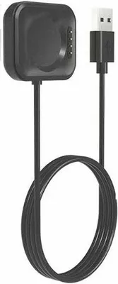 Produktbild von SYSTEM-S USB 2.0 Kabel 100 cm Ladekabel für Oppo Band 3 Pro 3 2 Smartwatch in Schwarz