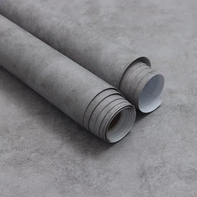 Produktbild von Unyqoos® Selbstklebende Vinyl-Möbelfolie 40 x 300 cm, Dunkelgrau – Industrial Betonoptik, matt und verdickt, wasser- und ölbeständig, für Möbel, Wände, Küche & Bad