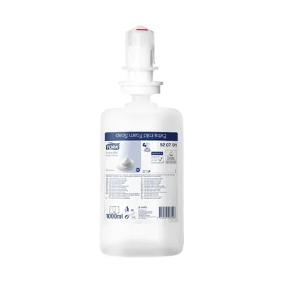Produktbild von Tork 520701, Haut, Schaumseife, Pumpenflasche, Nachfüllen, 1000 ml, 1,03 kg
