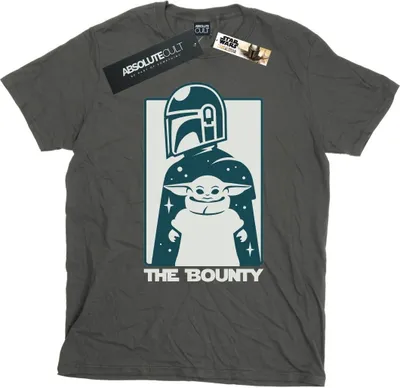 Produktbild von Star Wars - "The Mandalorian The Bounty" T-Shirt für Herren BI47157 (M) (Holzkohle)