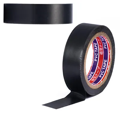 Image de Rosfix Ruban Isolant – PVC Haute Qualité | 16 mm x 10 m, Épaisseur 0,13 mm | Isolation Électrique | Ruban Isolant Noir pour Câbles