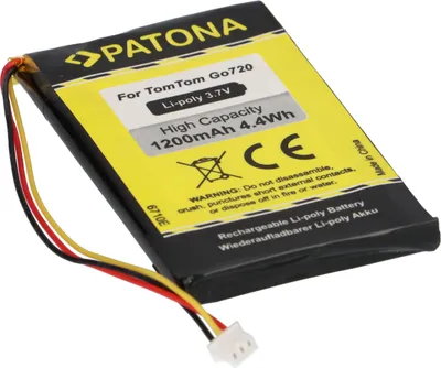Produktbild von PATONA kompatibel TomTom Go 520 530 630 720 730 920 930 530 Live 630 Live