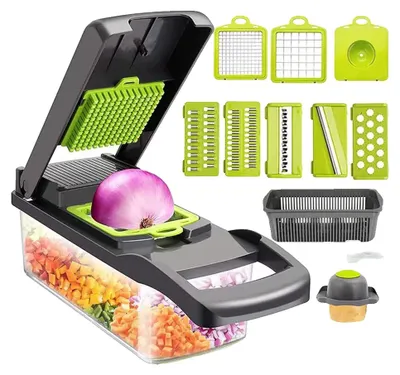 Image de Coupe-légumes, utilisation manuelle, conception durable, vert