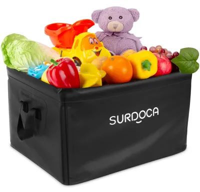 Zdjęcie produktu dla Solidchoice - Wodoodporna skrzynia do przechowywania w samochodzie o pojemności 38 litrów