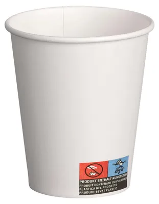 Produktbild von 50x Kaffeebecher CoffeeToGo Pappbecher Trinkbecher weiß 200ml