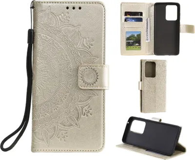 Image de Samsung Galaxy S20 Ultra Housse pour téléphone portable Flip Case Mandala Gold