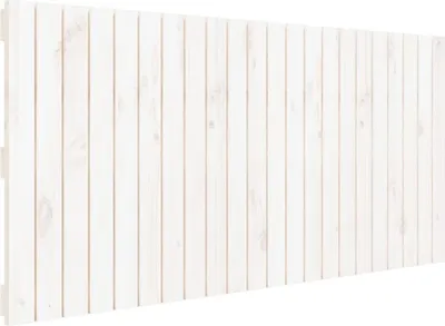 Produktbild von vidaXL Wand-Kopfteil Weiß 140x3x60 cm Massivholz Kiefer