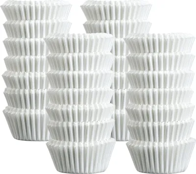 Produktbild von ZENKER Mini-Muffinförmchen Set, 480 Stück, Ø 3 x 2,5 cm, hitzebeständig bis 220°C, ideal für Cupcakes und kleine Desserts