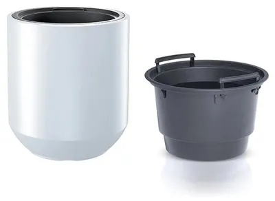 Zdjęcie produktu dla Doniczka z wkładem HEOS biała 39 cm (wariant V)