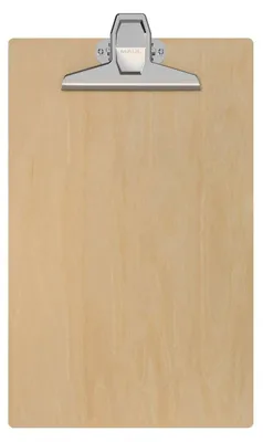 Produktbild von MAUL Klemmbrett MAULtilia A4 Hochformat Holz braun silber