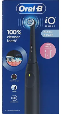 Productafbeelding van Oral B Elektrische Tandenborstel IO2 Black (1 stuk)
