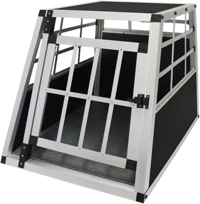 Image de Transportbench : Cage de transport pour chiens, taille moyenne, 54x69x50 cm