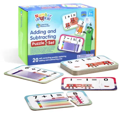 Zdjęcie produktu dla Puzzle - Dodawanie i odejmowanie 1-10 - Bloki liczbowe
