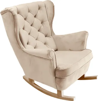 Produktbild von DomoHome Relaxsessel Armlehnensessel Armlehnen Fernsehsessel Loungesessel Polstersessel Couchsessel Armsessel Chair Wohnzimmersessel Ohrensessel | 102x81x95cm | Beige_29802