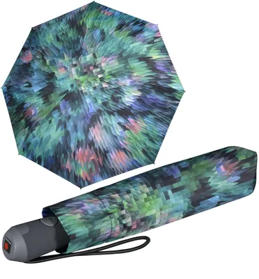 Produktbild von Knirps Damen Taschenschirm E.200 Duomatic - Peacock - green