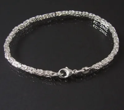 Produktbild von Königskette Armband Sterlingsilber 21cm x 3mm Schmuck 14030-21