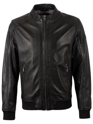 Produktbild von Mauritius Lederjacke Herren GBGrahan IDRV schwarz Basics, Biker 100% Leder XXL