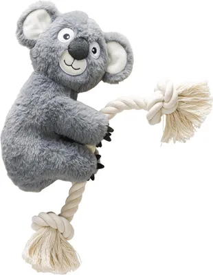 Image de Karlie Jouet pour chiens Koala grimpant en peluche gris 40 x 18 cm
