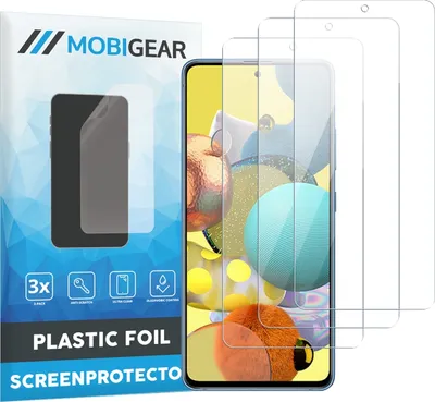 Produktbild von Mobigear  Samsung Galaxy A51 Displayschutz Schutzfolie - Hüllenfreundlich (3er Pack)