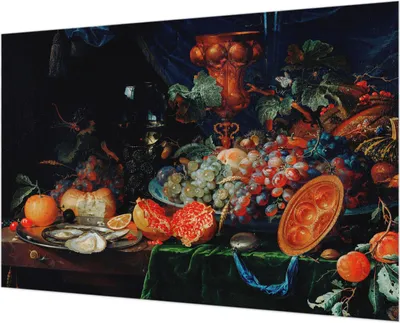 Produktbild von Wandtapete - Dekorative Tapete für Wohnzimmer - Tapetenfolie für Wanddekoration - 152x104 cm - Fruchtreichtum