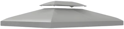 Produktbild von Zeltpavillon Ersatzplane, hochdichtes Polyester, vielseitig einsetzbar, armeegrün