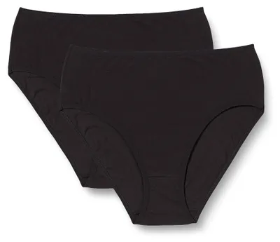 Produktbild von Nur Die 2er Pack Midi Slip Mehrfarbig aus Baumwolle Stretch Unterwäsche Unterhos