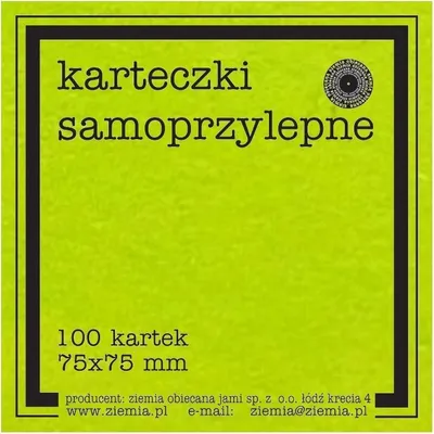 Immagine prodotto di Note adesive fluo 75x75mm 100K verde