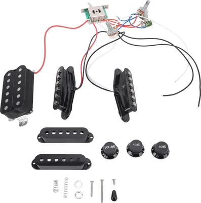 Obrázek produktu pro Snímač pro elektrickou kytaru s Tone Volume Harness Double Coil Open Style Humbucker Set
