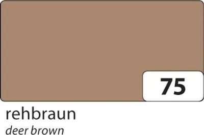 Produktbild von folia 61/25 75 Fotokarton 300g/m², 50x70cm, rehbraun (25 Bogen)