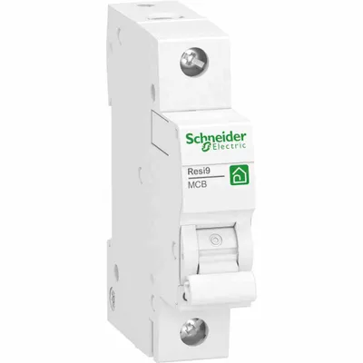 Productafbeelding van GSC R9F24110: Resi9, 1-polige aardlekschakelaar, 10A, type C, 6kA