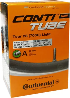 Produktbild von Continental Schlauch 32-47/622-642 A40, TOUR 28 Light, ca. 102g