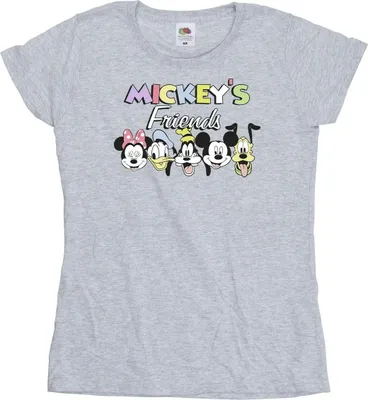 Produktbild von Disney - "Mickey Mouse and Friends" T-Shirt für Damen BI33174 (S) (Grau)