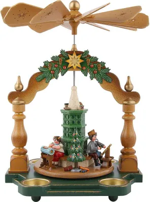 Produktbild von 1-stöckige Pyramide Großmutters Weihnachtsstube 35x25cm von Hubrig Volkskunst