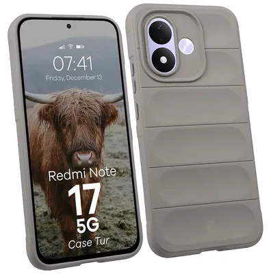 Produktbild von Robuste Handyhülle für Xiaomi Redmi Note 17 5G, Bizon Case Tur, Hellgrau