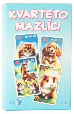 Image de Cartes Quatuor D'Animaux